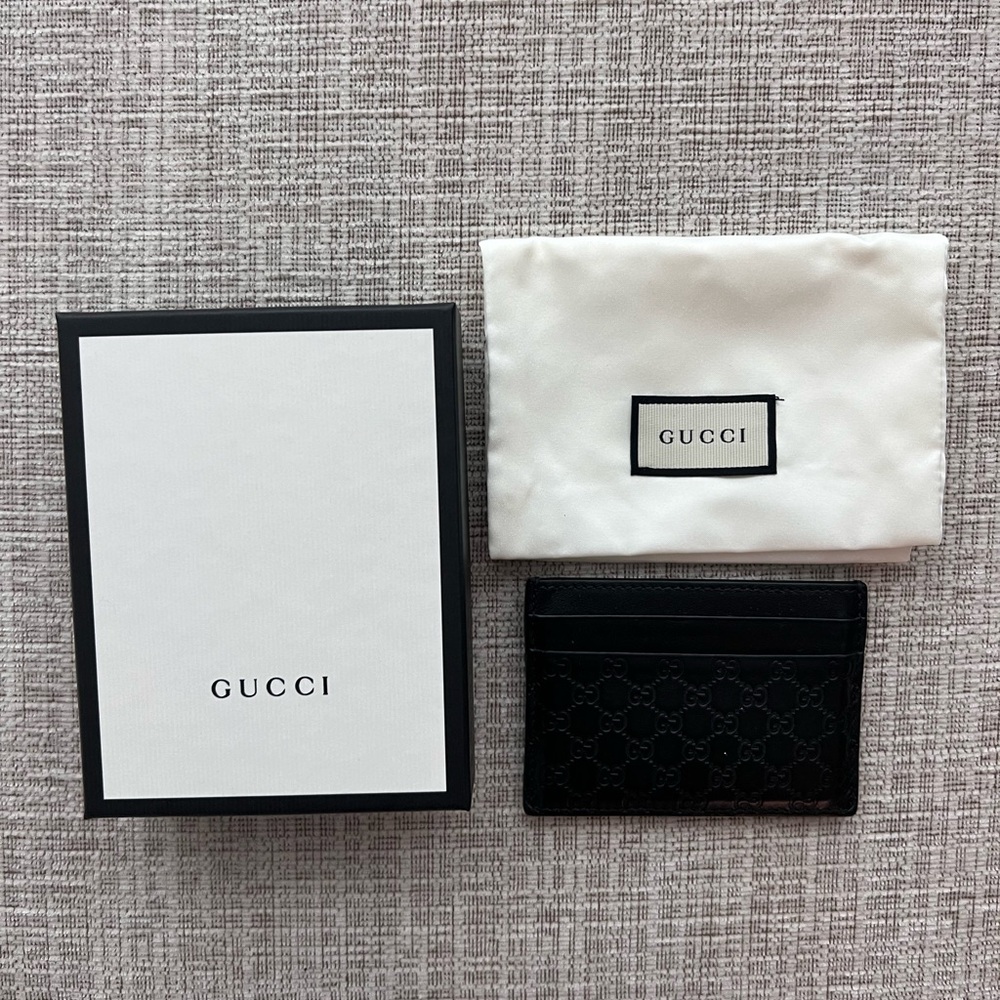 GUCCI Microguccisma Card Holder